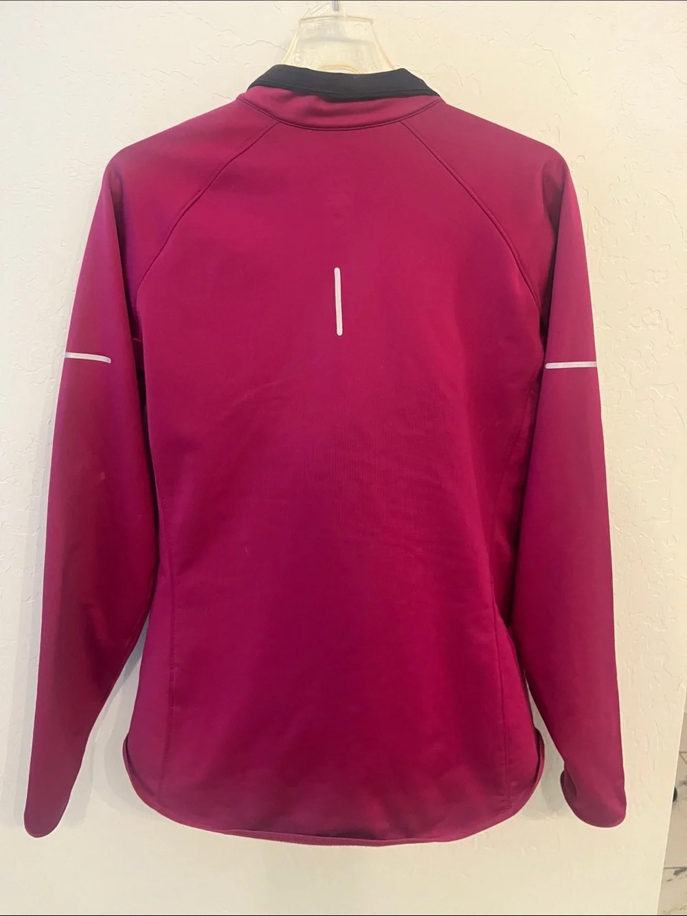 Nike Dri-FIT Burgundy Full-Zip Women's Jacket